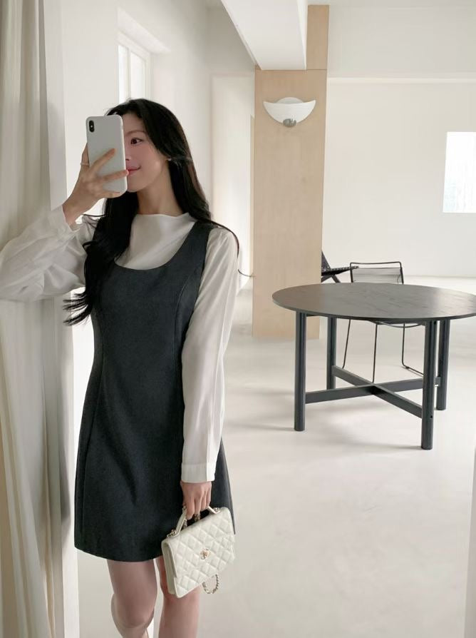 韓系西裝連身裙