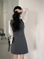 韓系西裝連身裙