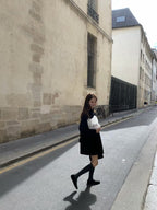【OUNCE】French Chic Oversized Wool Raglan-sleeve Handmade Coat