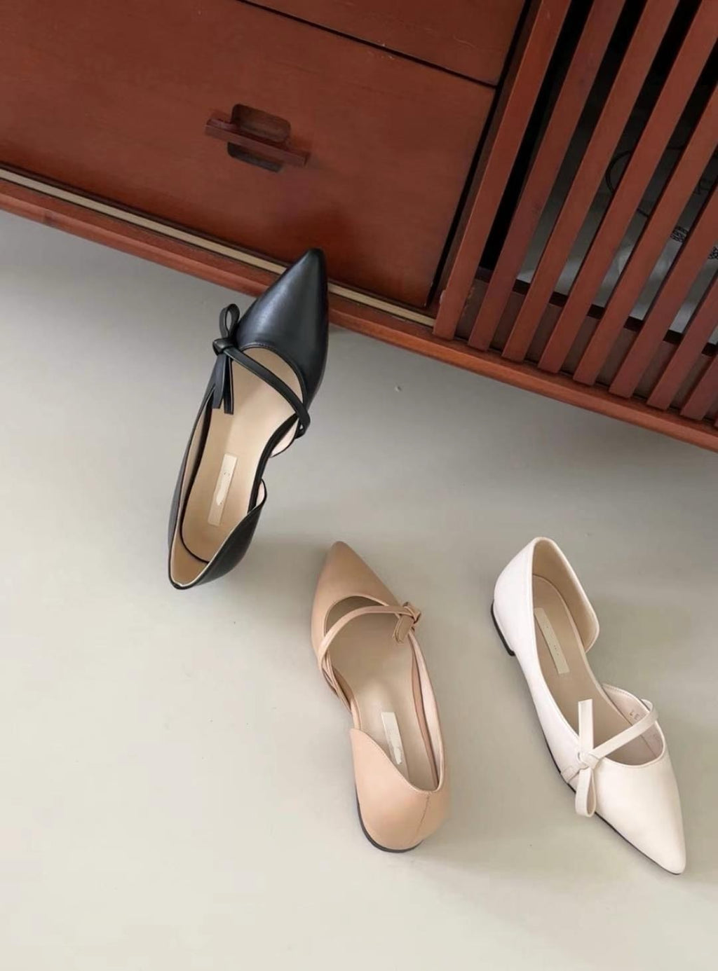 Small Side Ribbon Flats