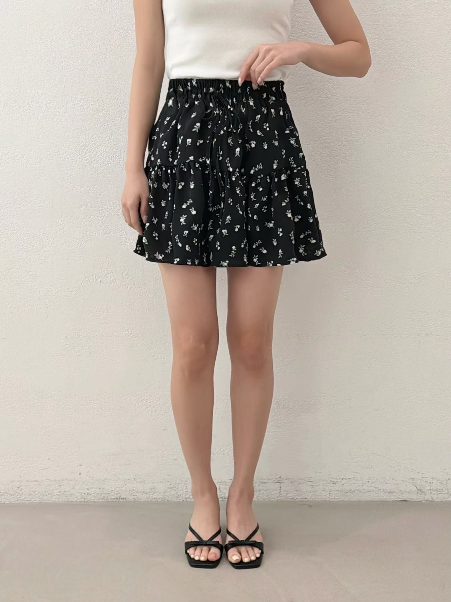 小碎花半身裙