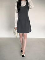 韓系西裝連身裙