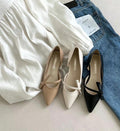 Small Side Ribbon Flats