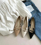 Small Side Ribbon Flats