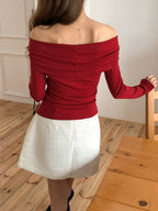 Ribbon Off-Shoulder Top