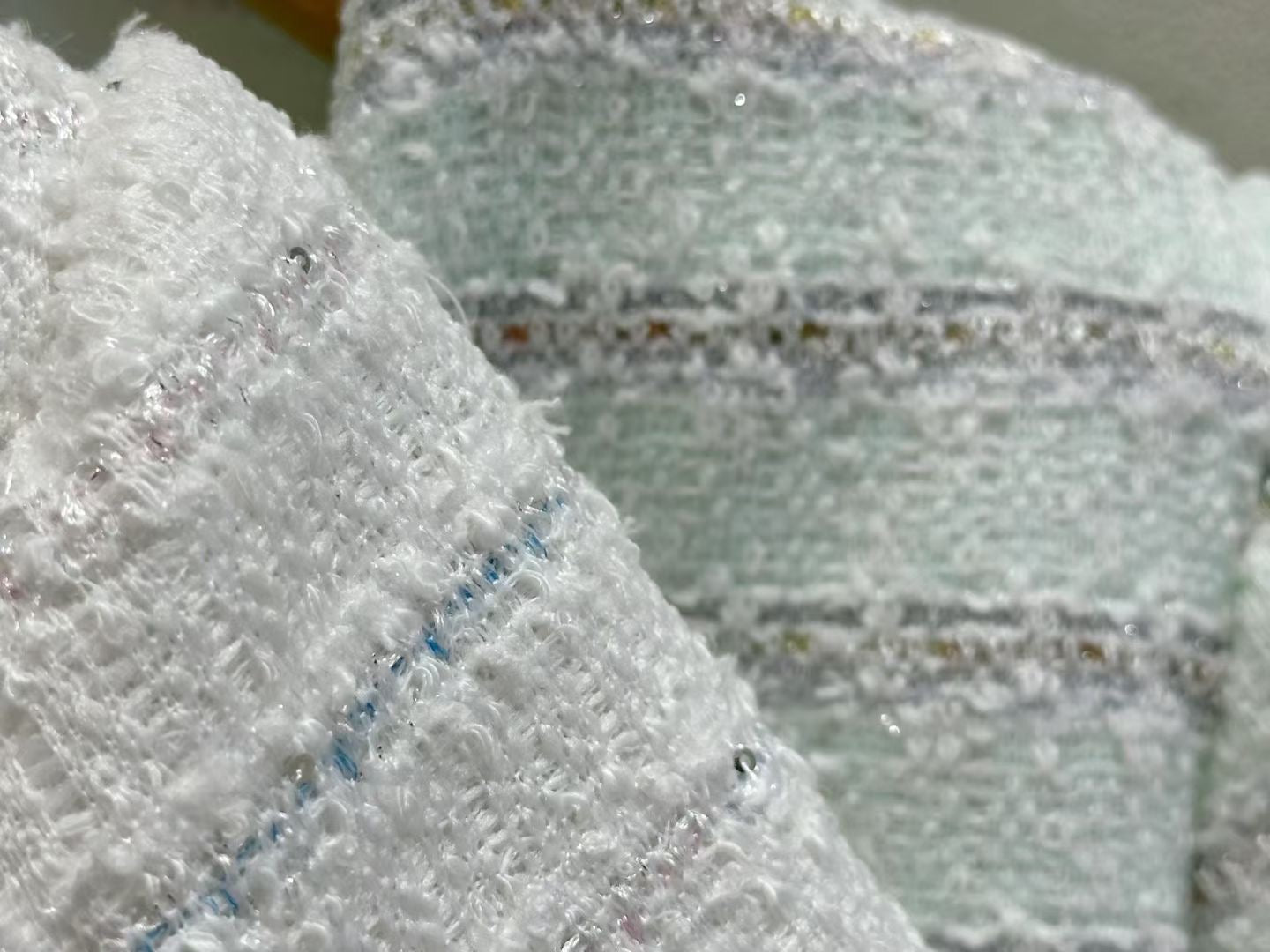 小香風短袖白色外套