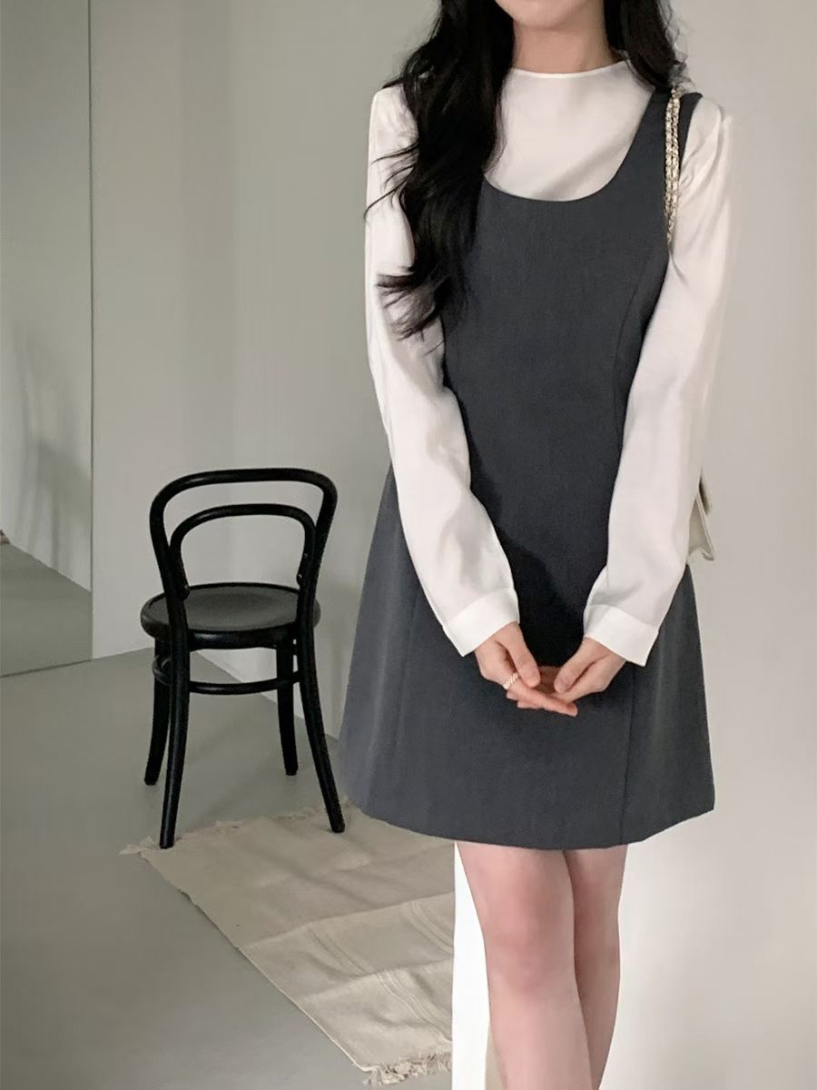 韓系西裝連身裙