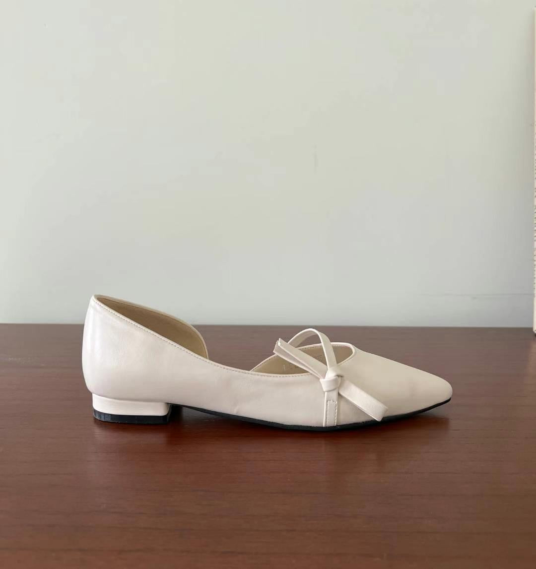 Small Side Ribbon Flats