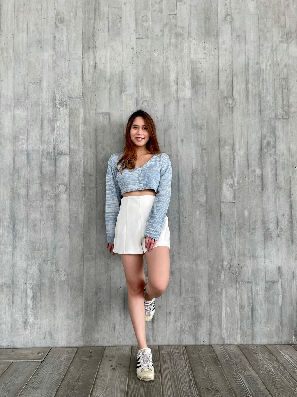 Super slimming high-waisted suit shorts