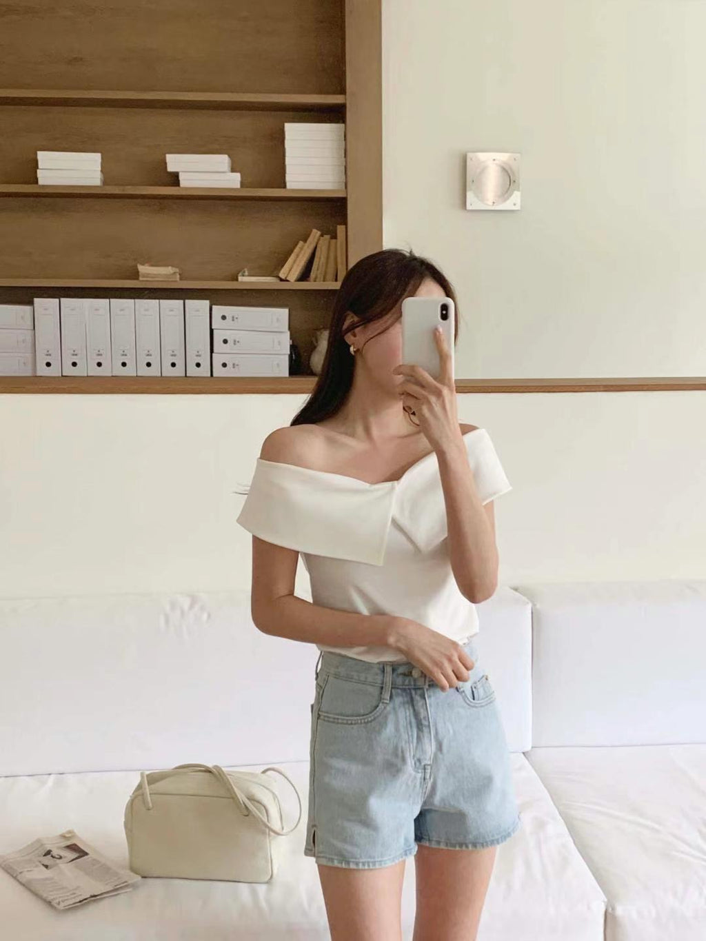 Sophisticated Off-Shoulder Top
