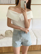 Sophisticated Off-Shoulder Top