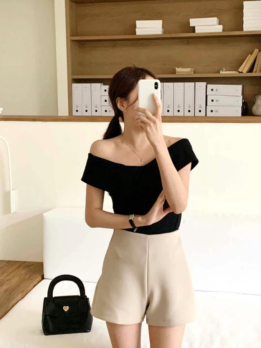 Sophisticated Off-Shoulder Top