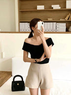 Sophisticated Off-Shoulder Top