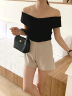 Sophisticated Off-Shoulder Top