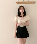 Sophisticated Off-Shoulder Top