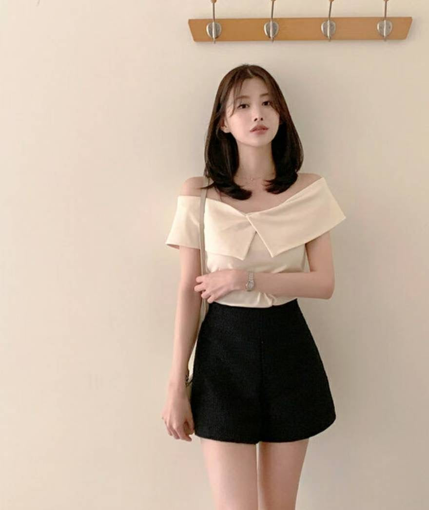 Sophisticated Off-Shoulder Top