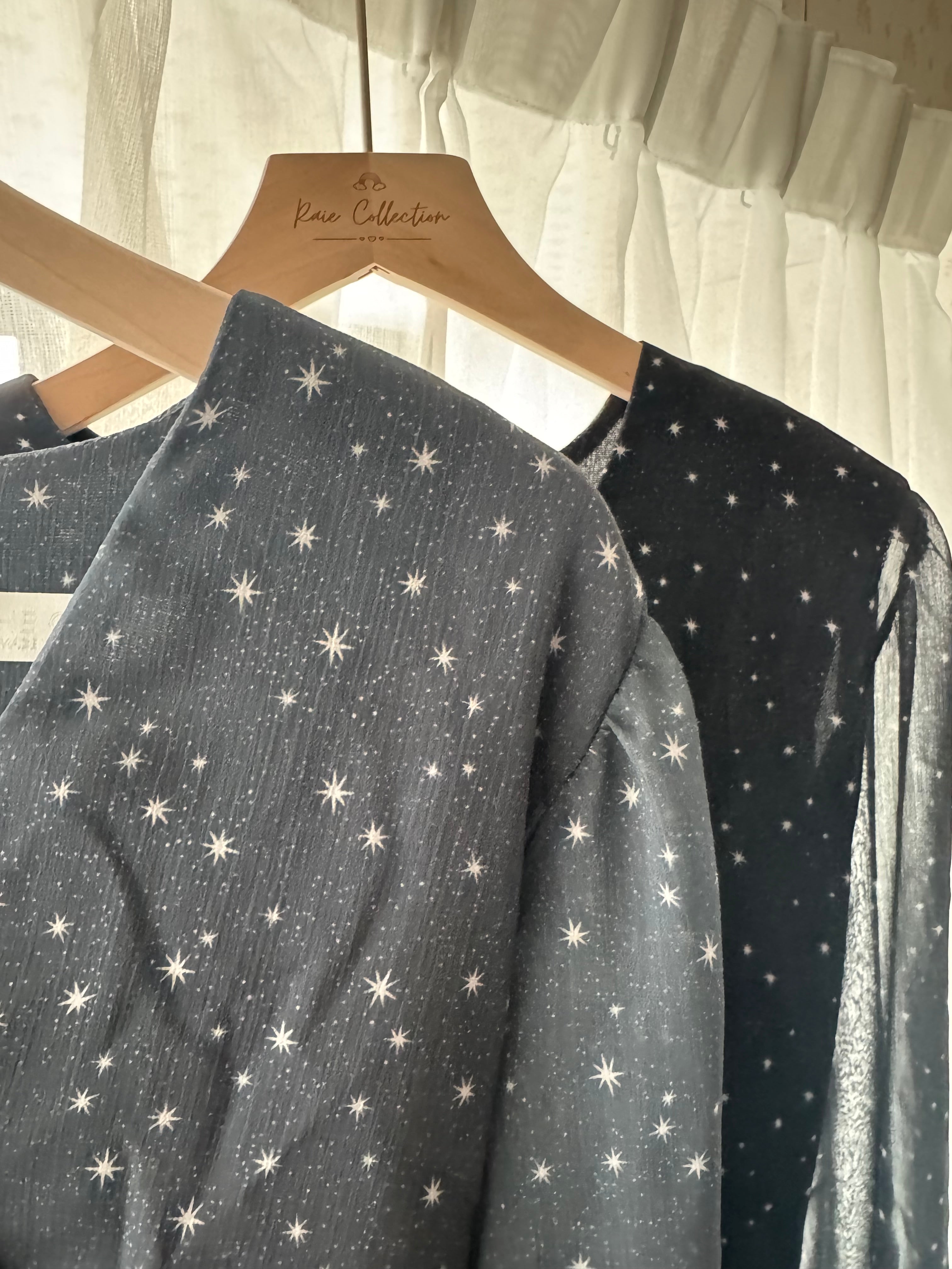 Starry Chiffon Dress