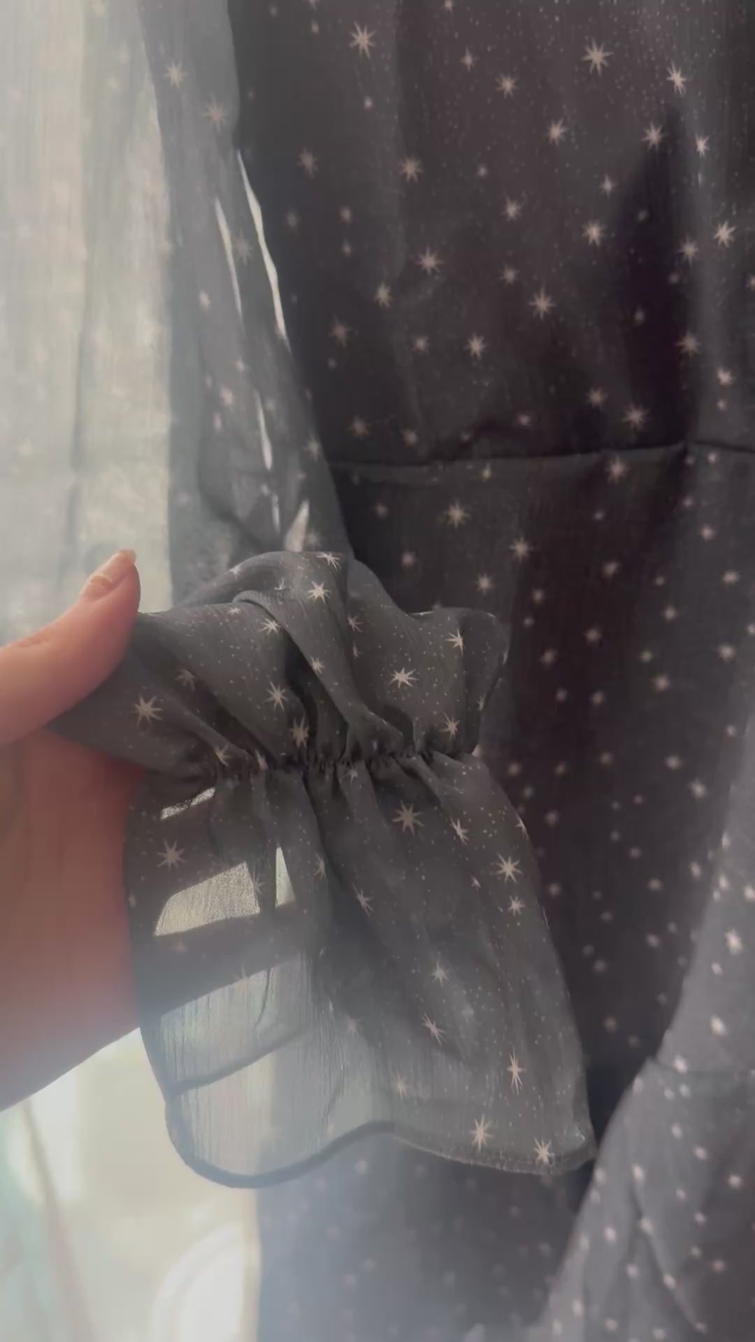 Starry Chiffon Dress